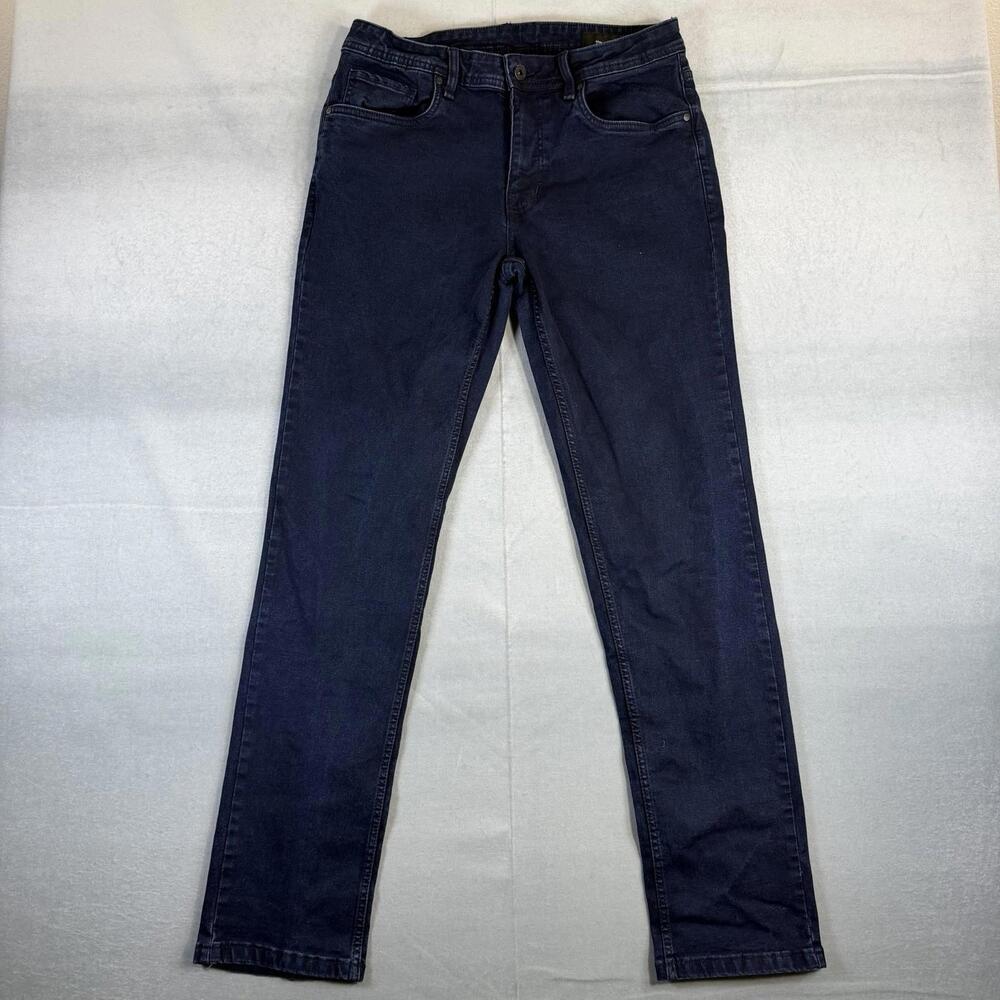 The Perfect Jean NYC Jeans Mens 31x34 Blue Dark Wash Athletic Fit Stretch Denim